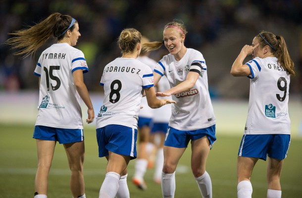 Portland, Oregon - Thursday, Oct. 1, 2015: FC Kansas City wins the 2015 NWSL Championship 1-0 over the Seattle Reign.
